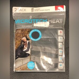Free Country Microtech Heat Base Layer Pants - 2 Pack